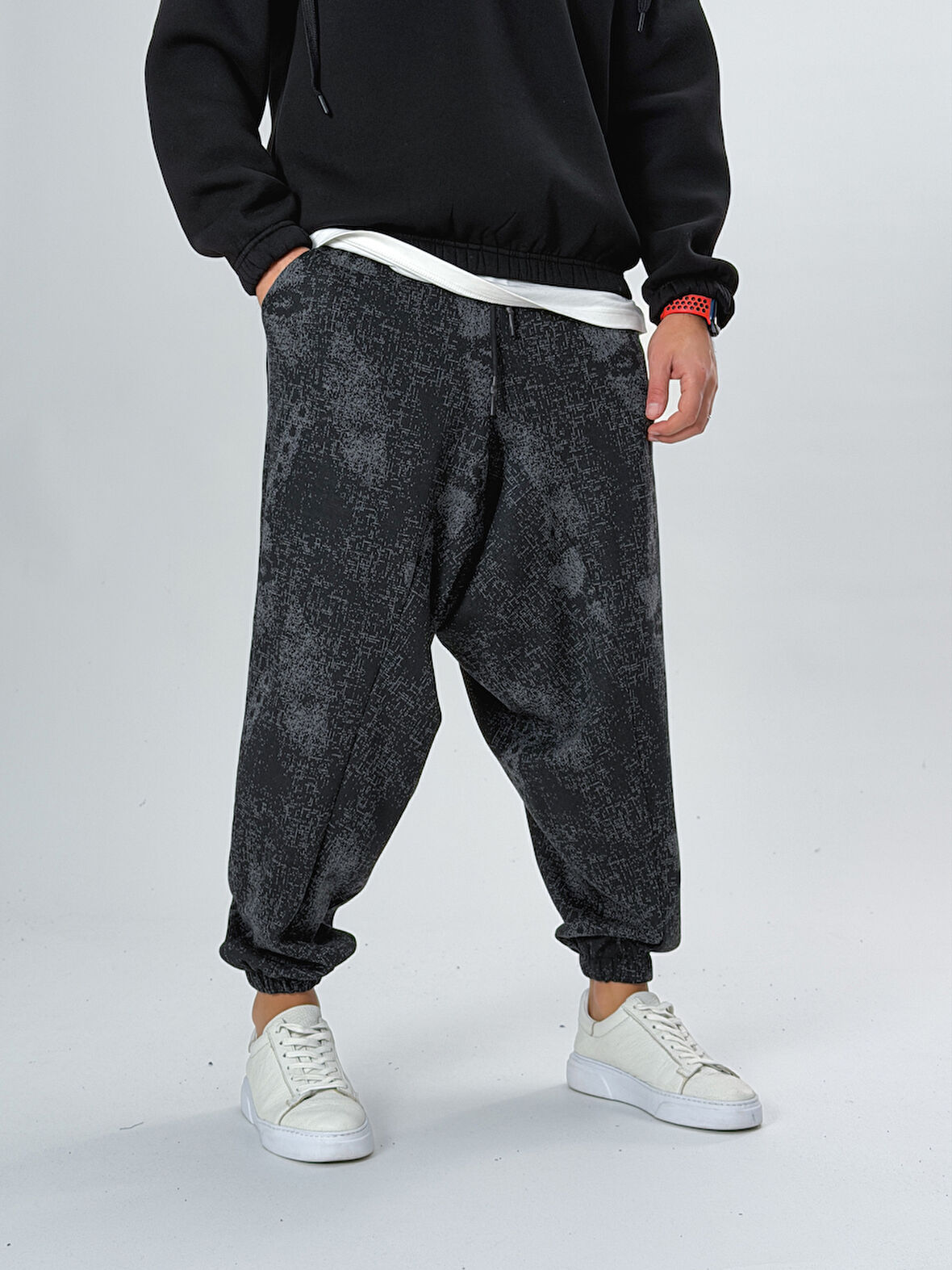 Desenli Erkek Spor Şalvar COC2529