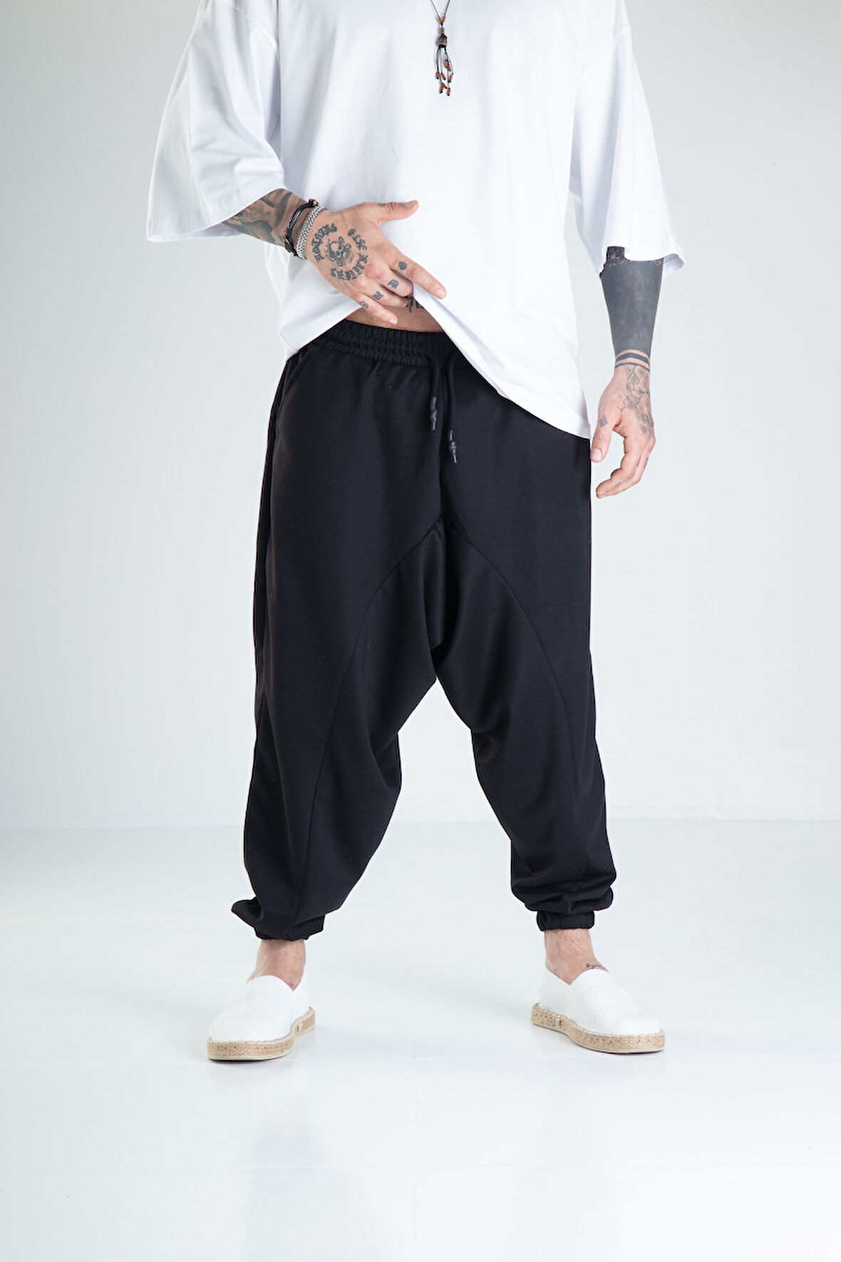 Siyah Spor Şalvar COC1990