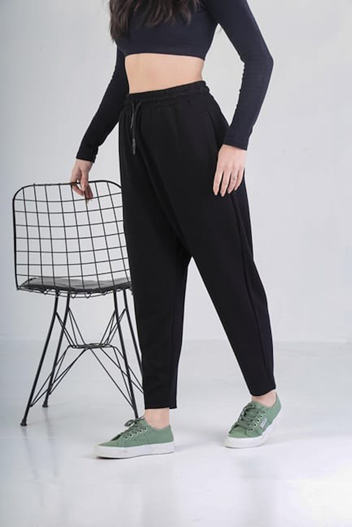 Siyah Baget Pantolon COC1971