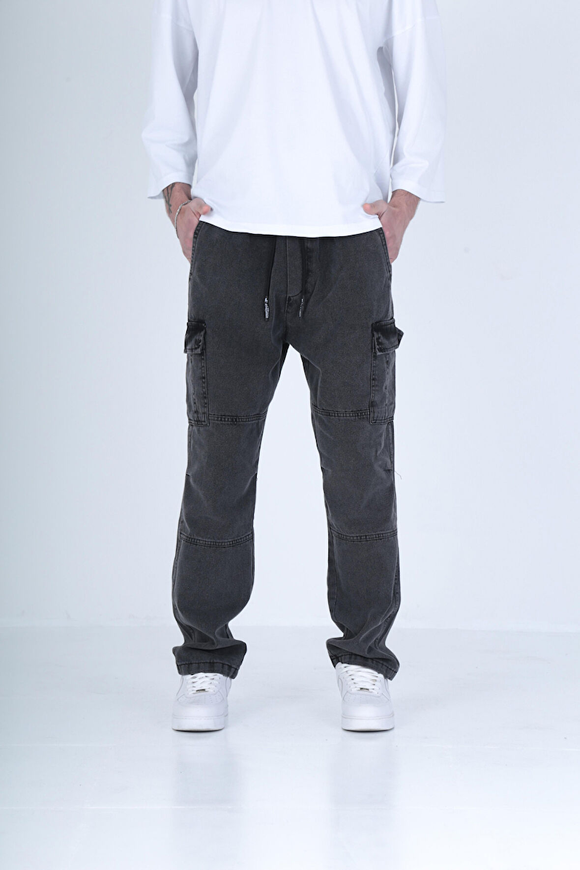 Premium Kalite Antrasit Baggy Pantolon COC1901