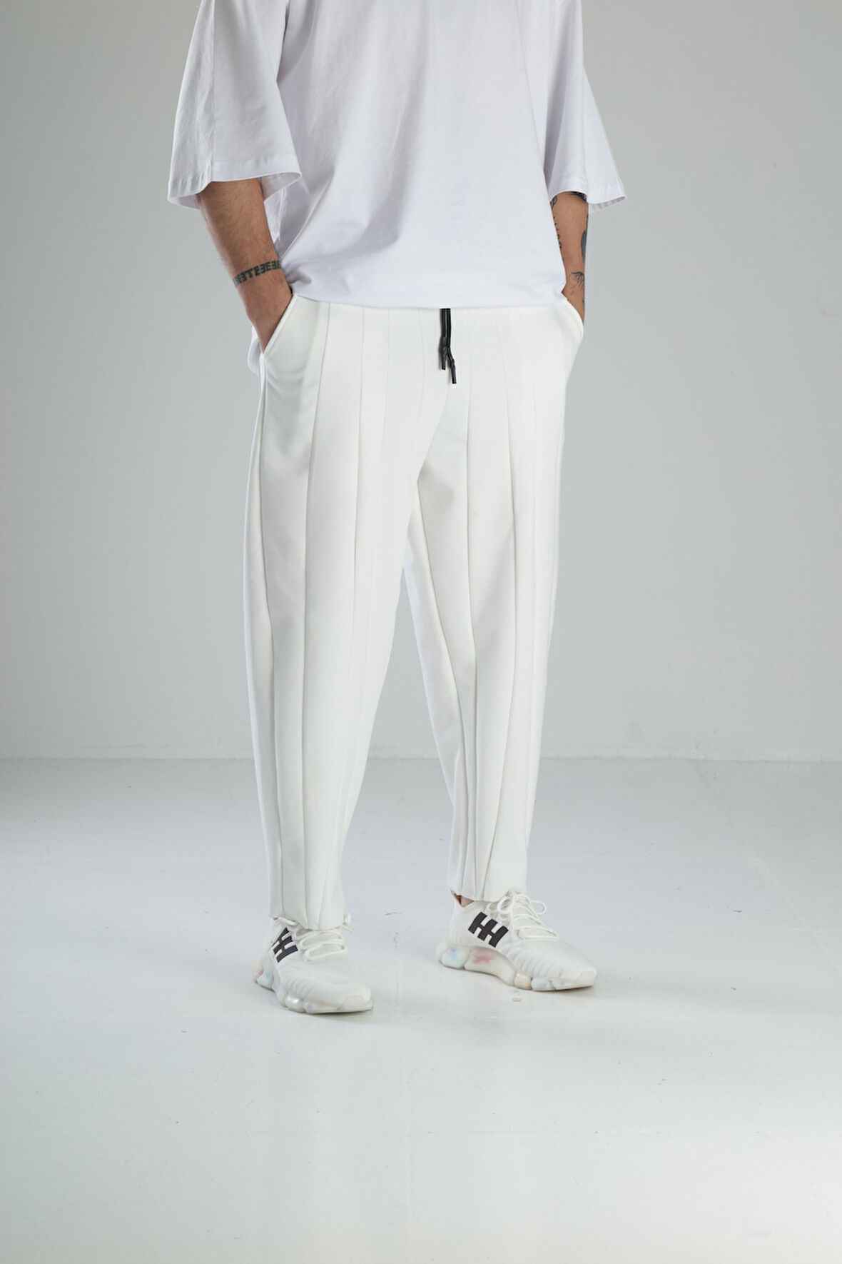 Beyaz Tasarım Baget Pantolon COC2438