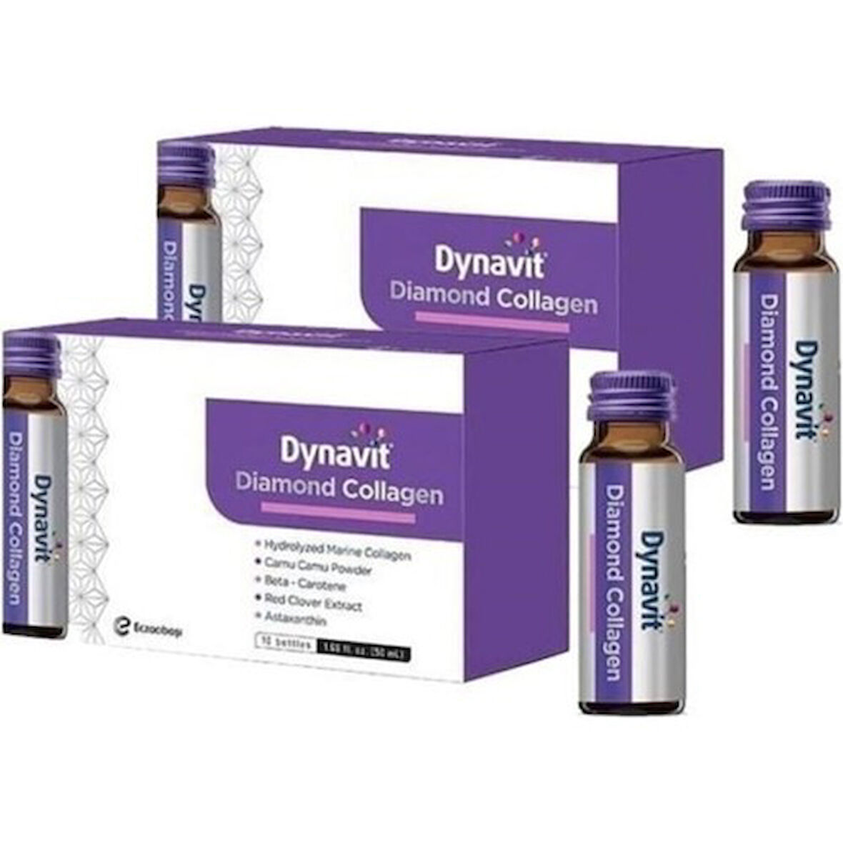 Dynavit Diamond Collagen 50 Ml X 10 Şişe X 2 Adet