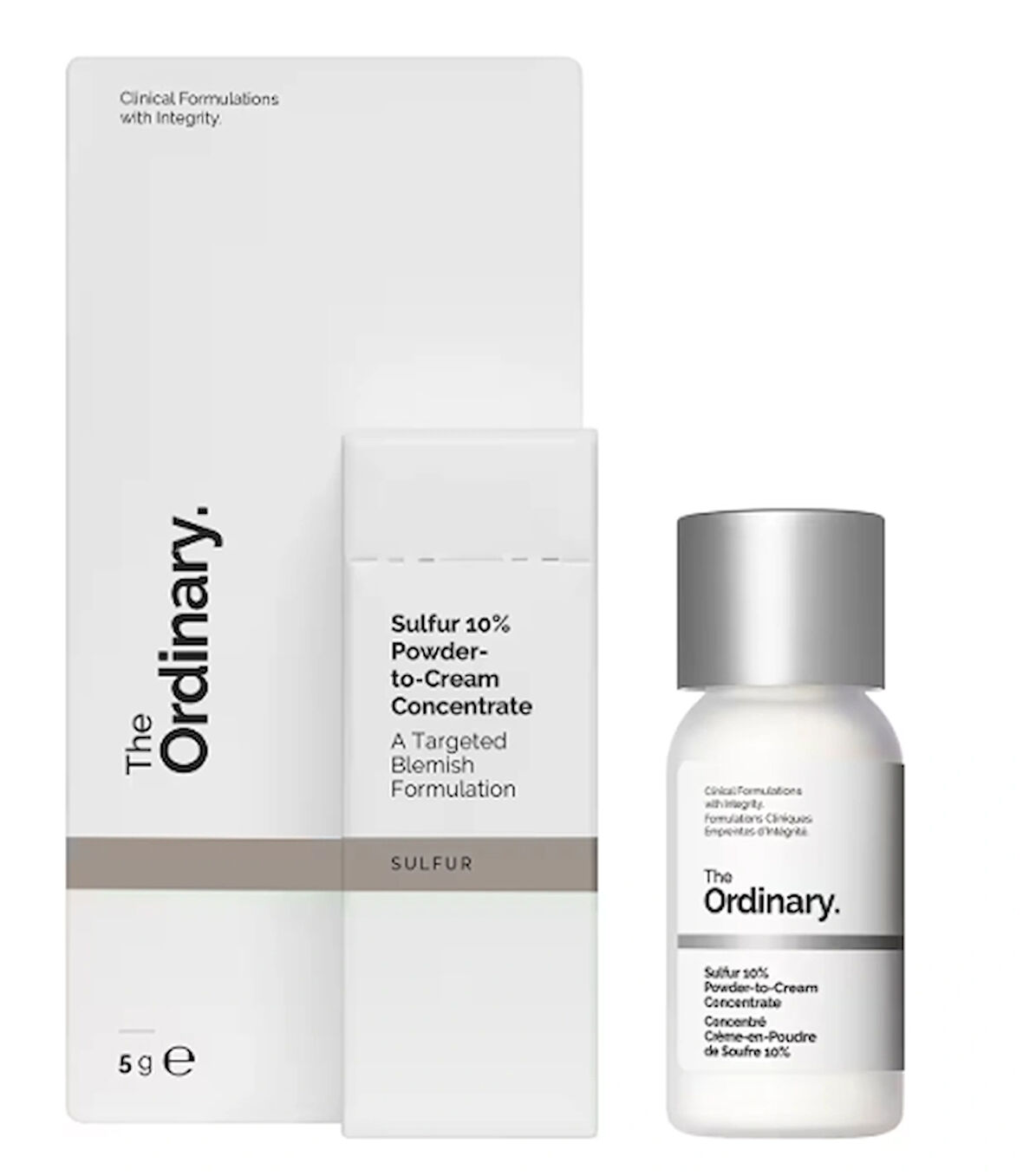 THE ORDINARY Sulfur 10% Powder-to-Cream Concentrate – Sivilce Görünümü Karşıtı Konsantre Toz