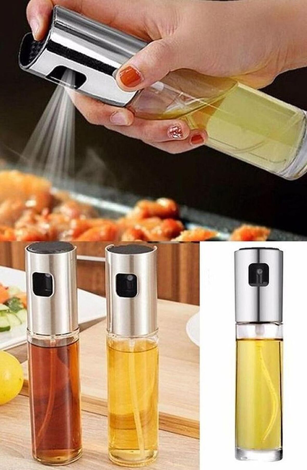 Spray Yağdanlık Cam şişe