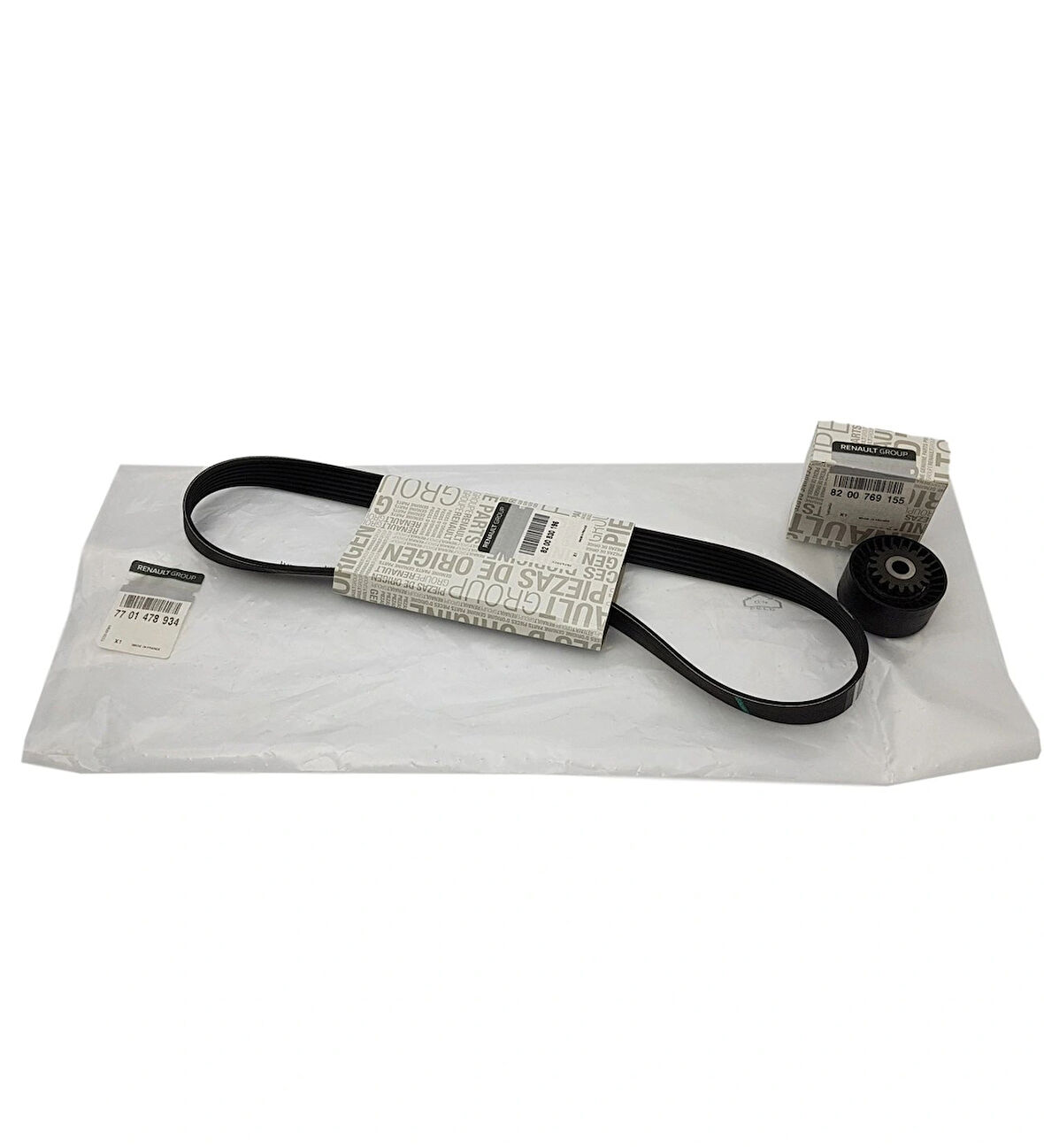 Alternatör V Kayış Gergi Rulman Takımı Renault Clio 3-4 1.2 16V D4F 7701478934 MAİS