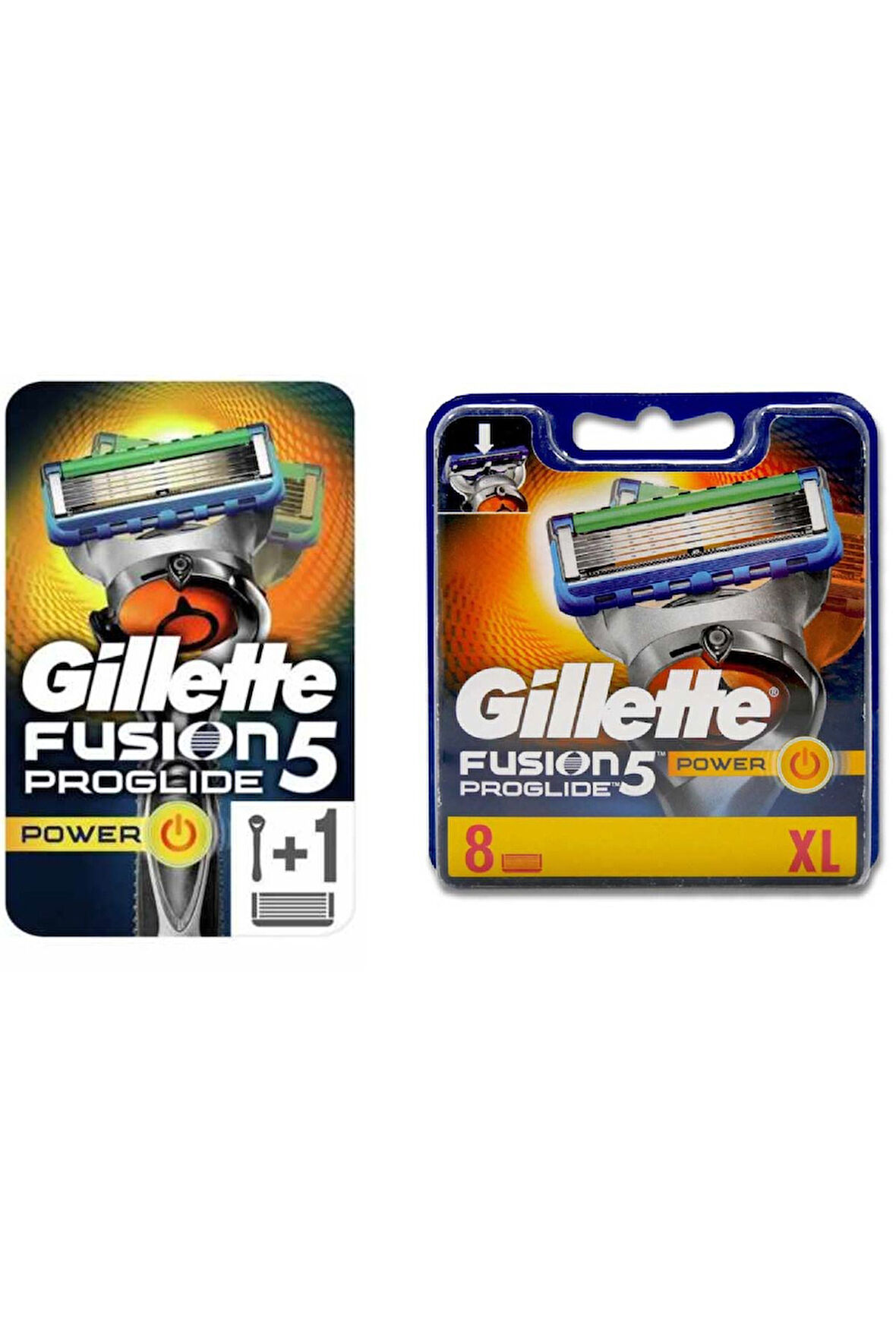 Fusion Proglide Power MAKİNA 7702018380595 Yedek Bıçağı 8'li 7702018263936