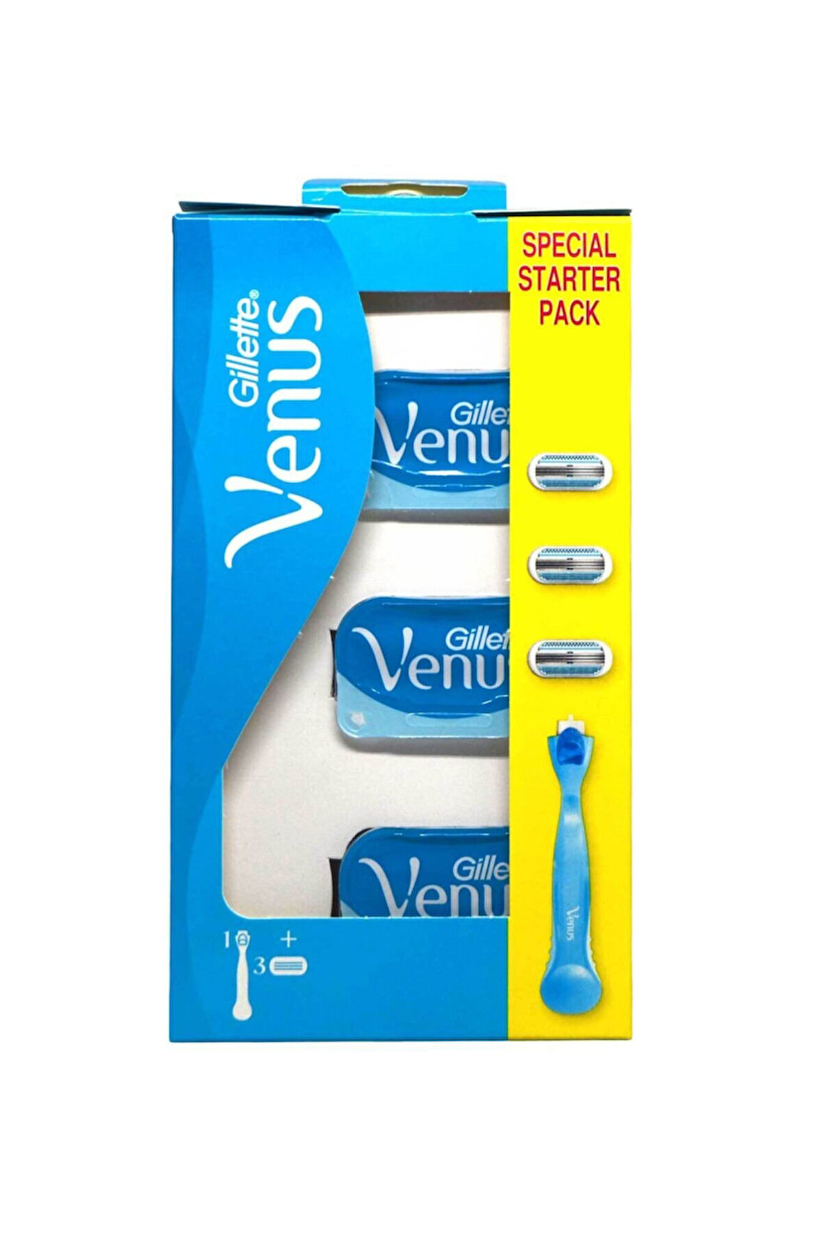 Venüs Smooth Kadın Tıraş Makinesi + 3 Yedek Tıraş Bıçağı