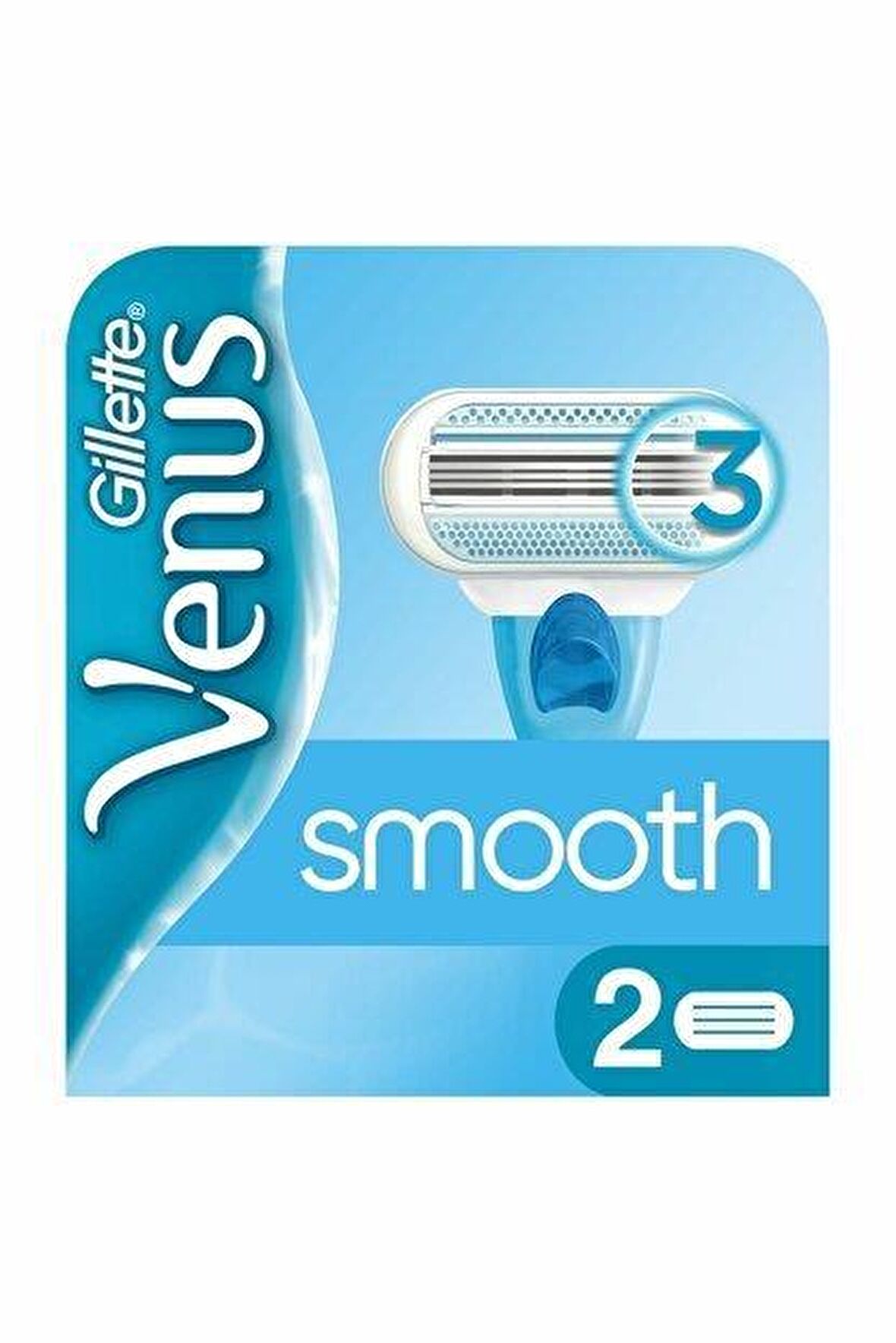 GİLLETTE VENÜS SMOOTH YEDEK 3 JİLETLİ 2 YEDEK BAŞL