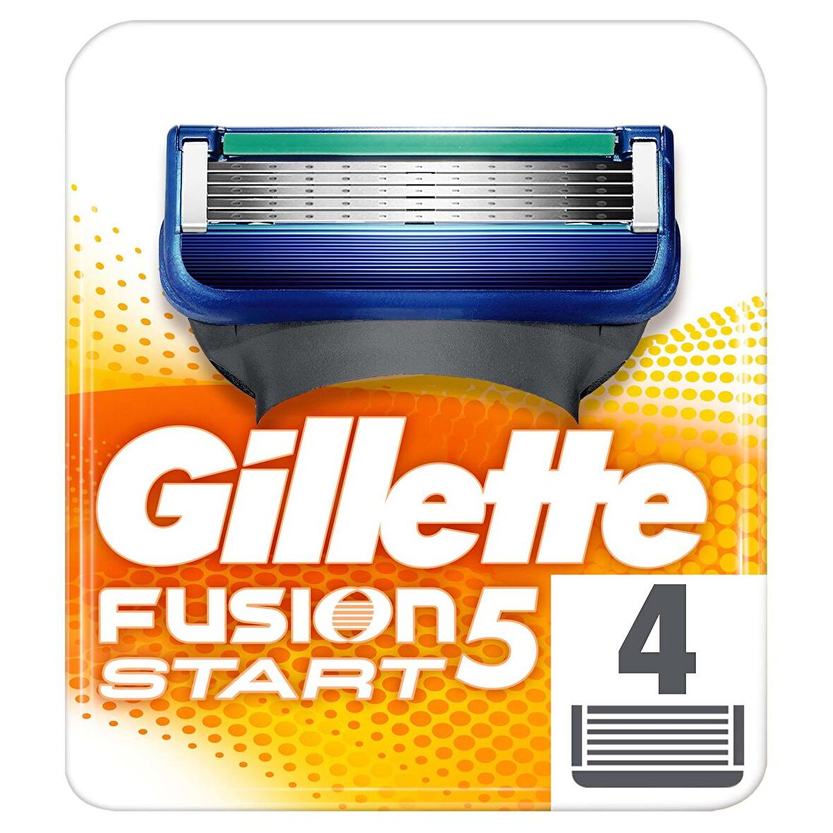 Gillette Fusion 5 Start Yedek Bıçak 4'lü