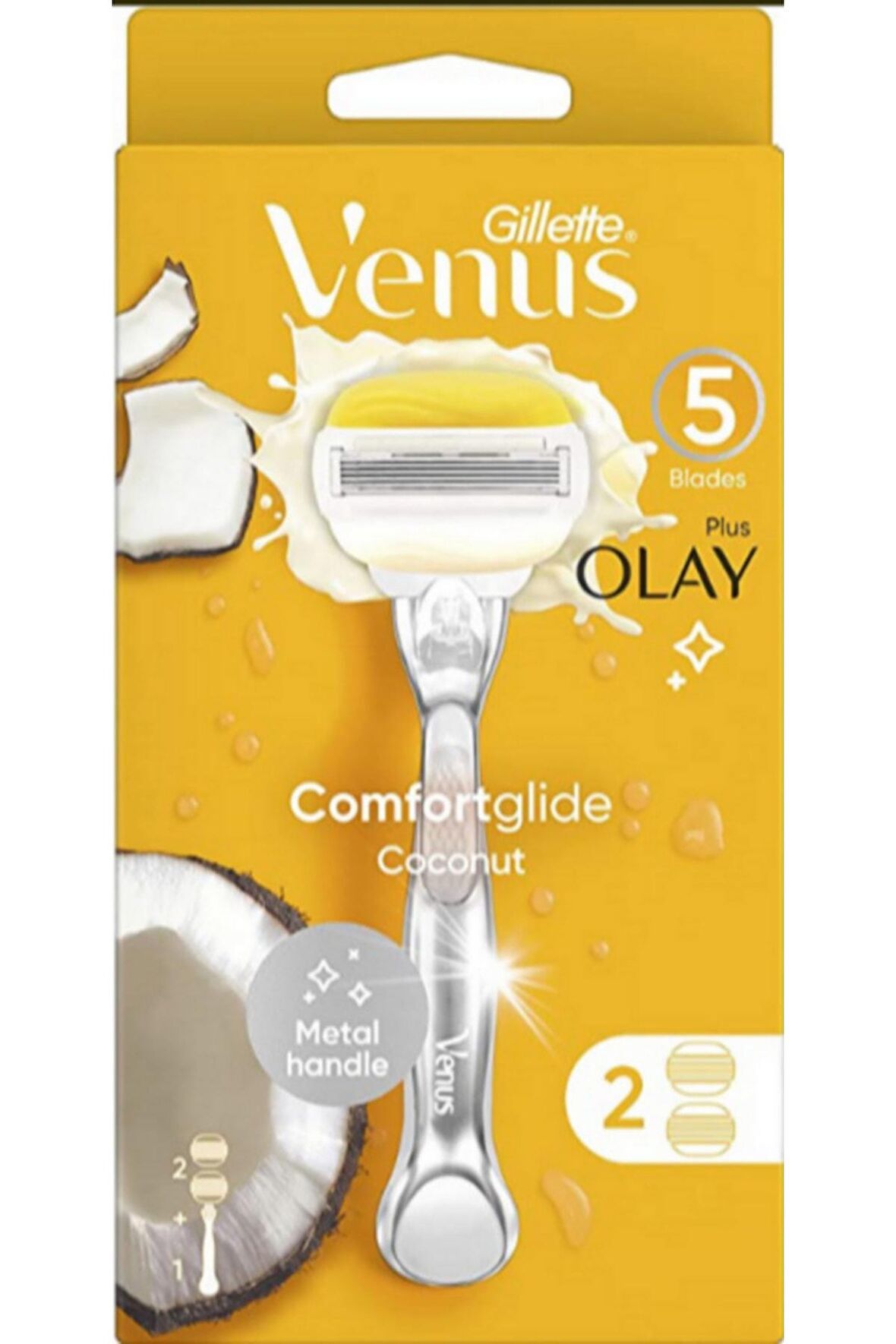 Comfortglide Olay Kadın Tıraş Makinesi + 2 Yedek Tıraş Bıçağı 7702018587230