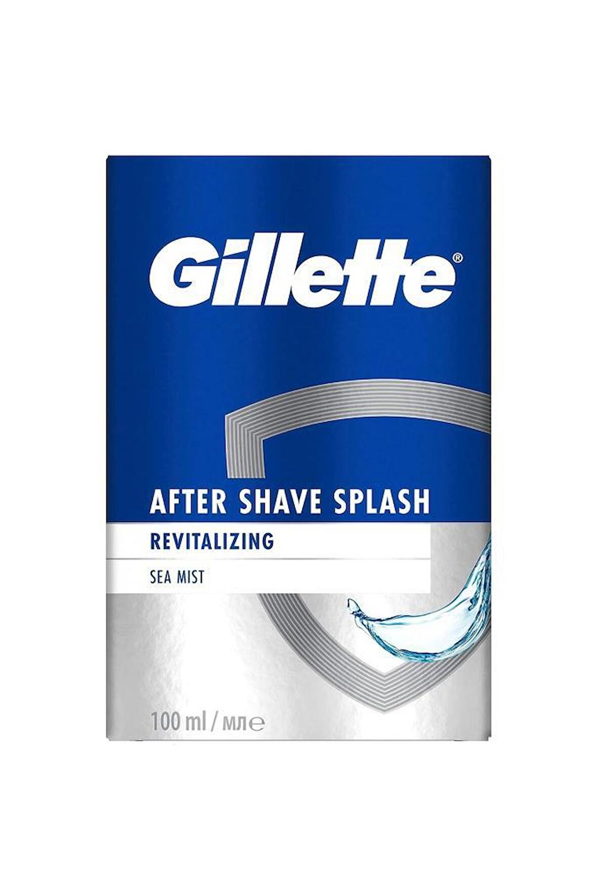 Gillette After Shave Splash Revitalizing Sea Mist 100 ml Tıraş Sonrası Losyon