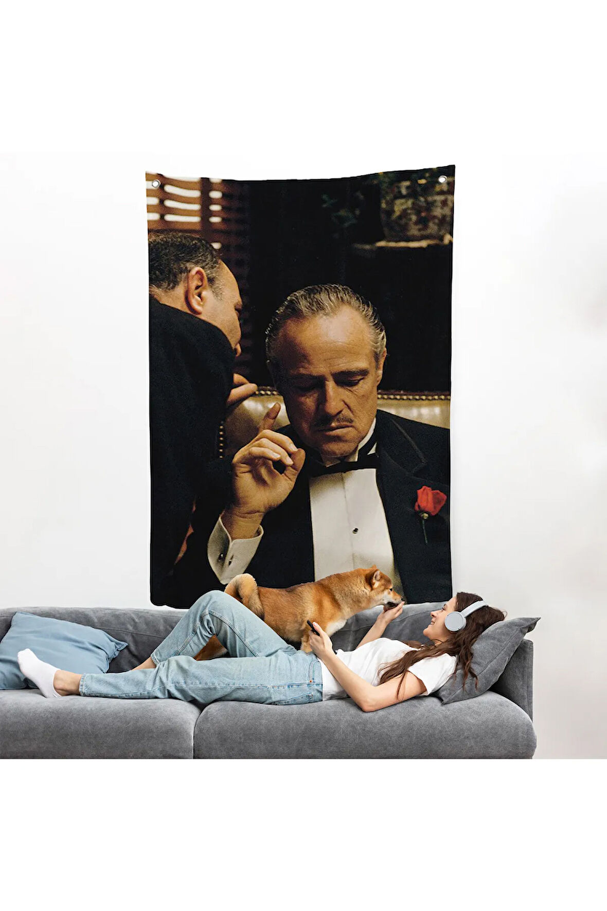 Godfather Film Duvar Örtüsü-7704