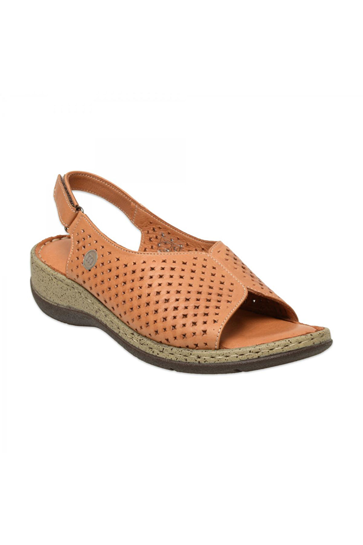 Mammamia D25Ys-2870 Günlük Taba Kadın Sandalet