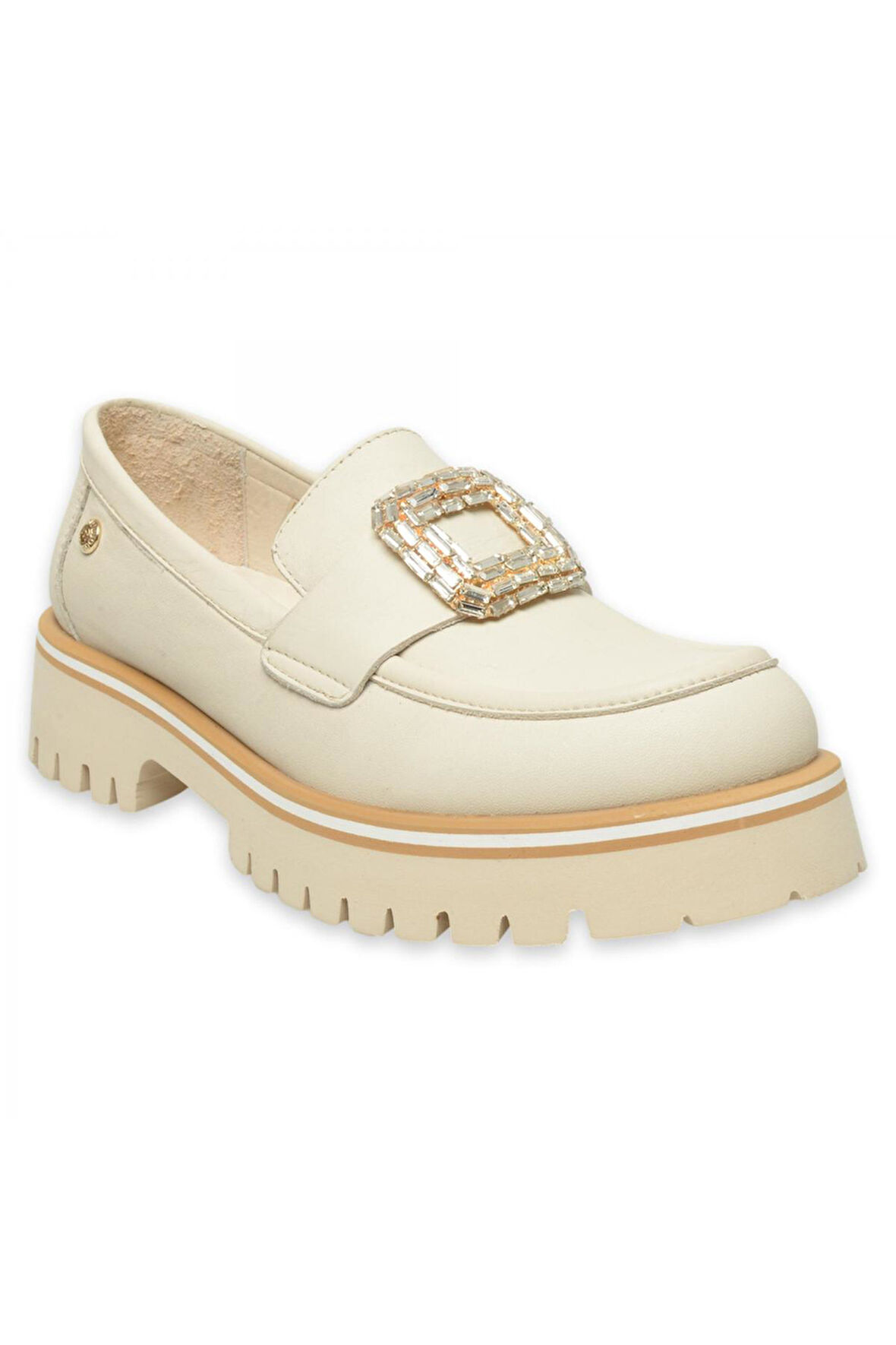 Mammamia D25Ya-3855Z Günlük Krem Kadın Ayakkabı