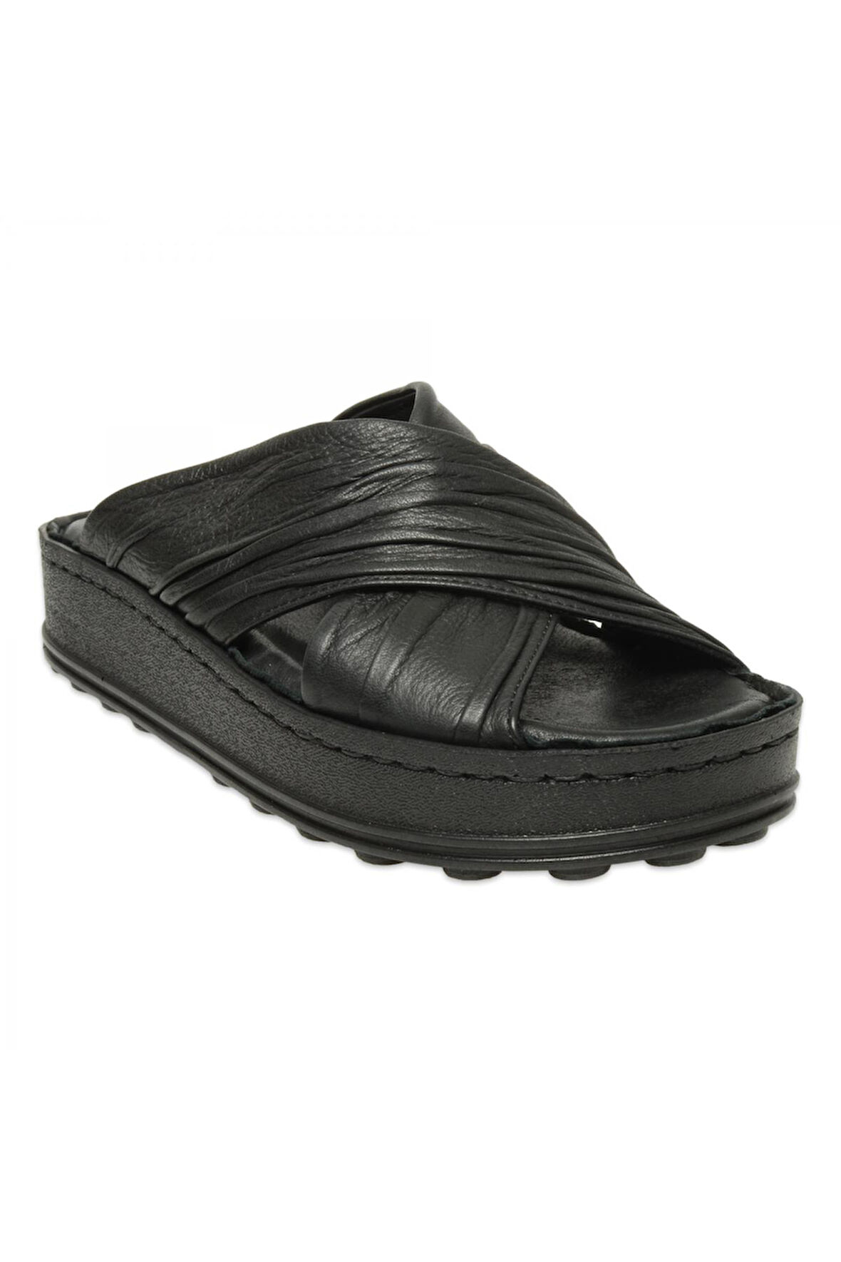 Mammamia D25Yt-1430 Günlük Siyah Kadın Terlik