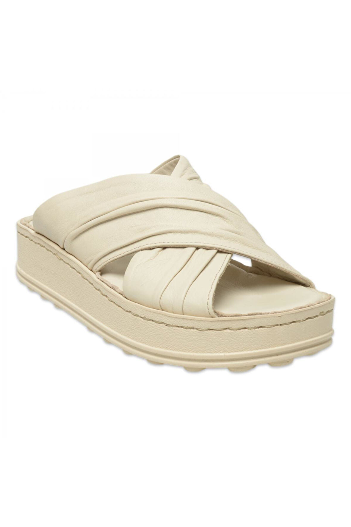 Mammamia D25Yt-1430 Günlük Krem Kadın Terlik