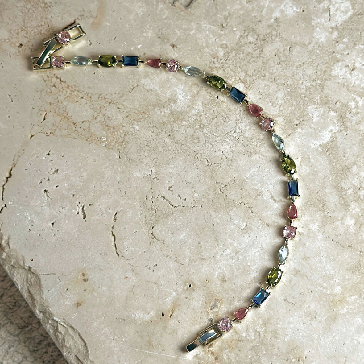 VIP Seri Çok Renkli Zirkon Bileklik