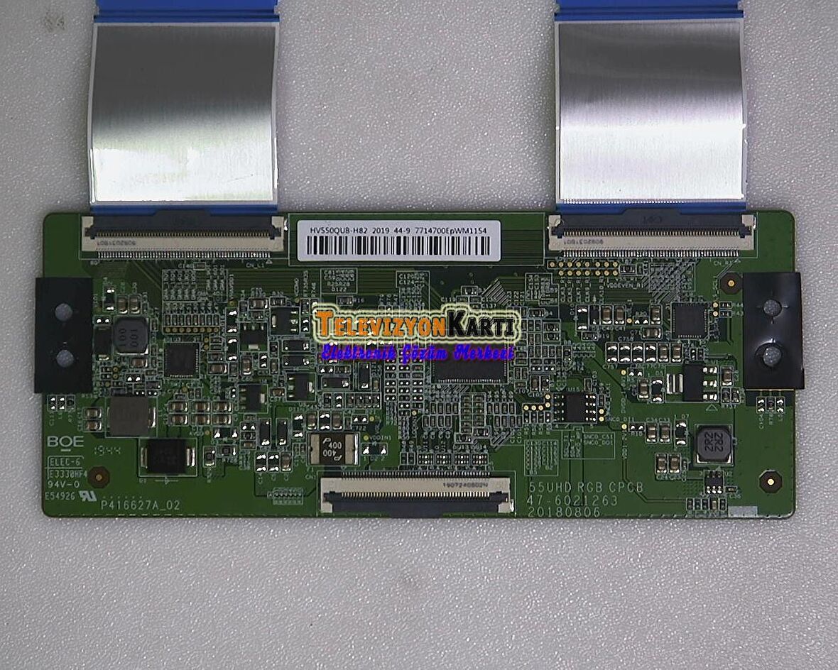 HV550QUB-H82 55UHD RGB CPCB 47-6021263 20180806 BOE P416627A_02 Philips 55PUS7304/62 T-con Board