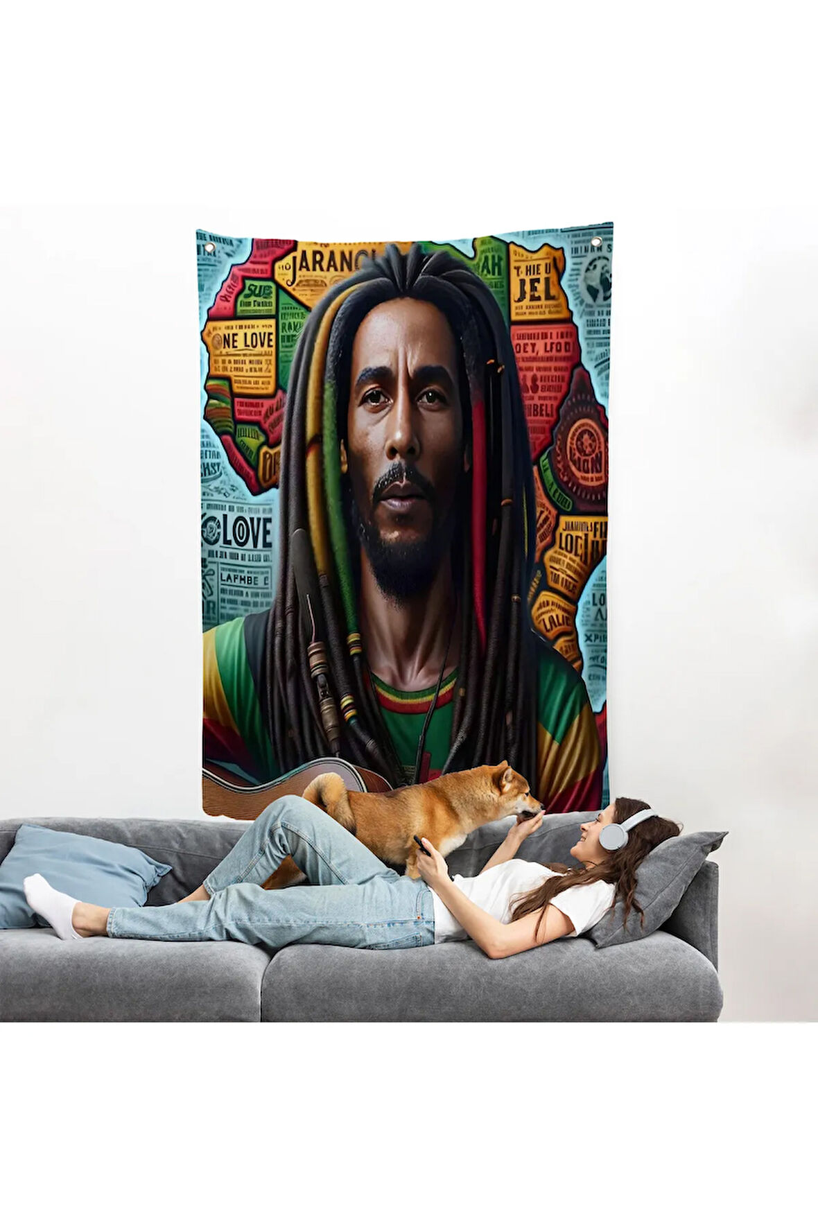 Bob Marley Duvar Örtüsü-7714