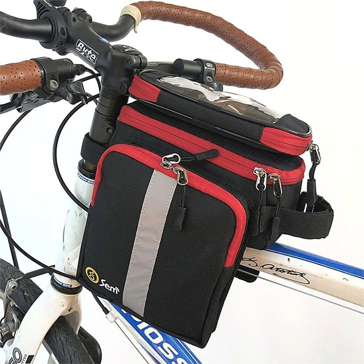 Reyo Sem Çanta Kadro Üstü Çanta (Heybeli) Kırmızı