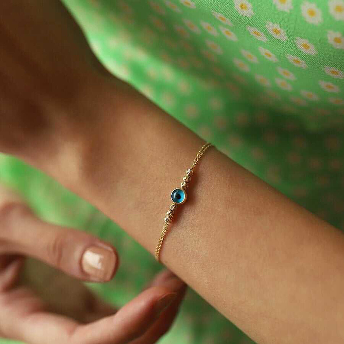 Gözlü Dorica Bileklik