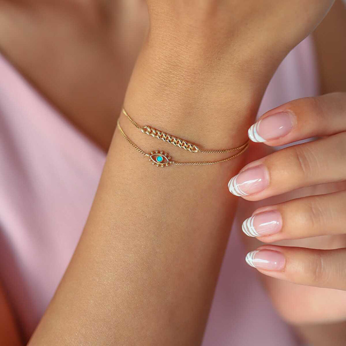 İkili Kirpik Bileklik