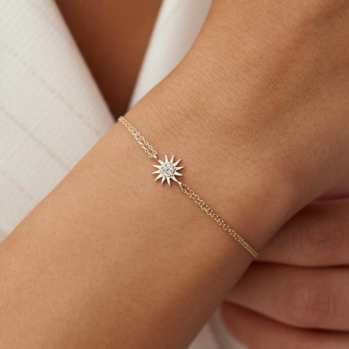 Taşlı Güneş Bileklik
