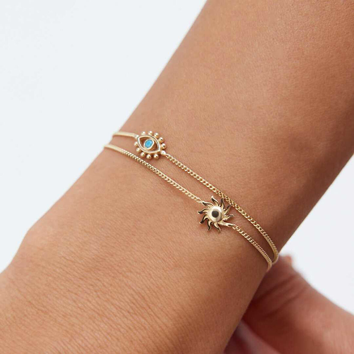 Güneş Kirpik İkili Bileklik