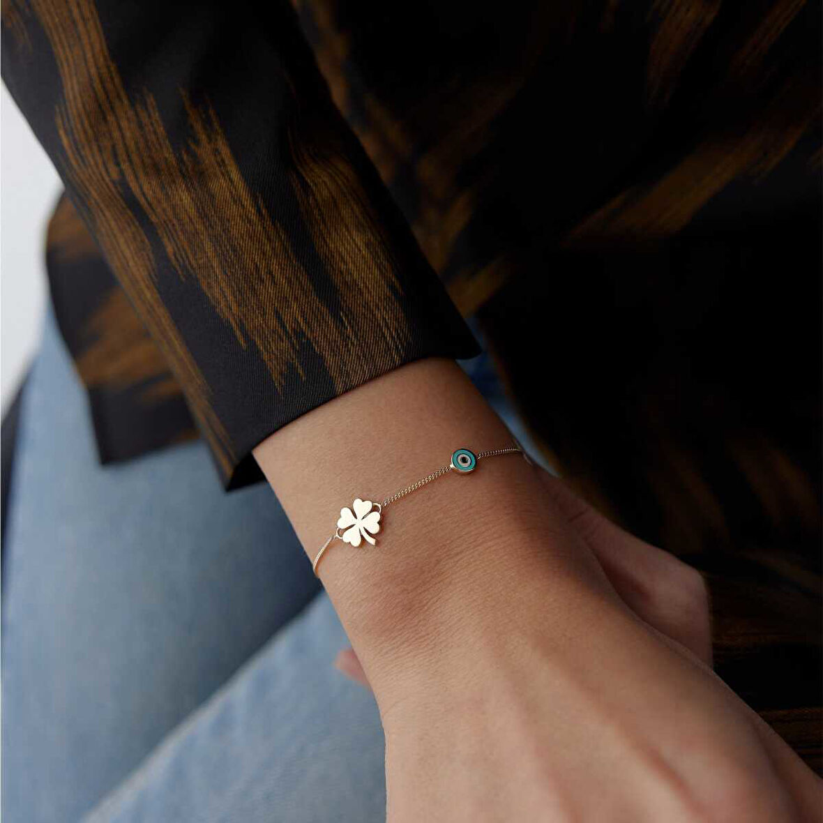 Göz ve Yonca Bileklik