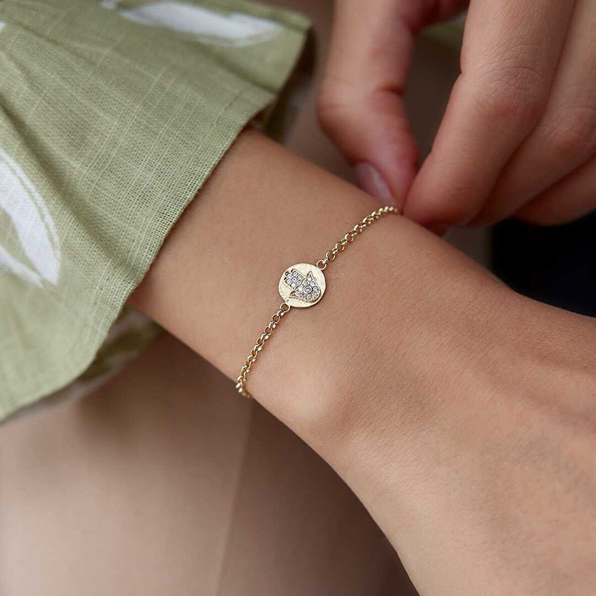 Plaka Taşlı Fatmanın Eli Bileklik