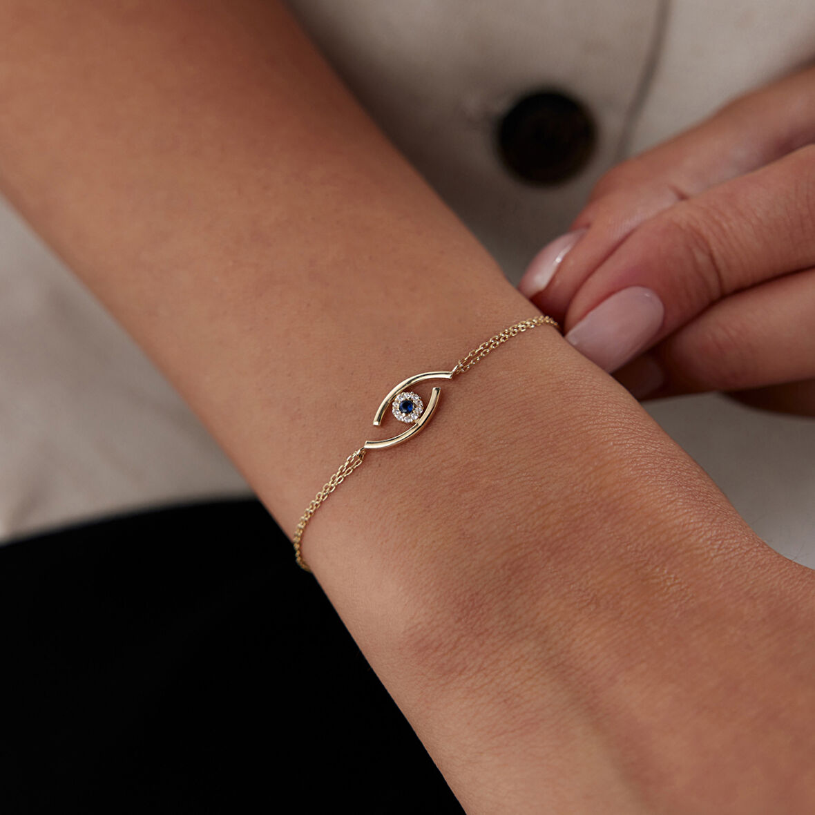 Bronza Eye Bileklik