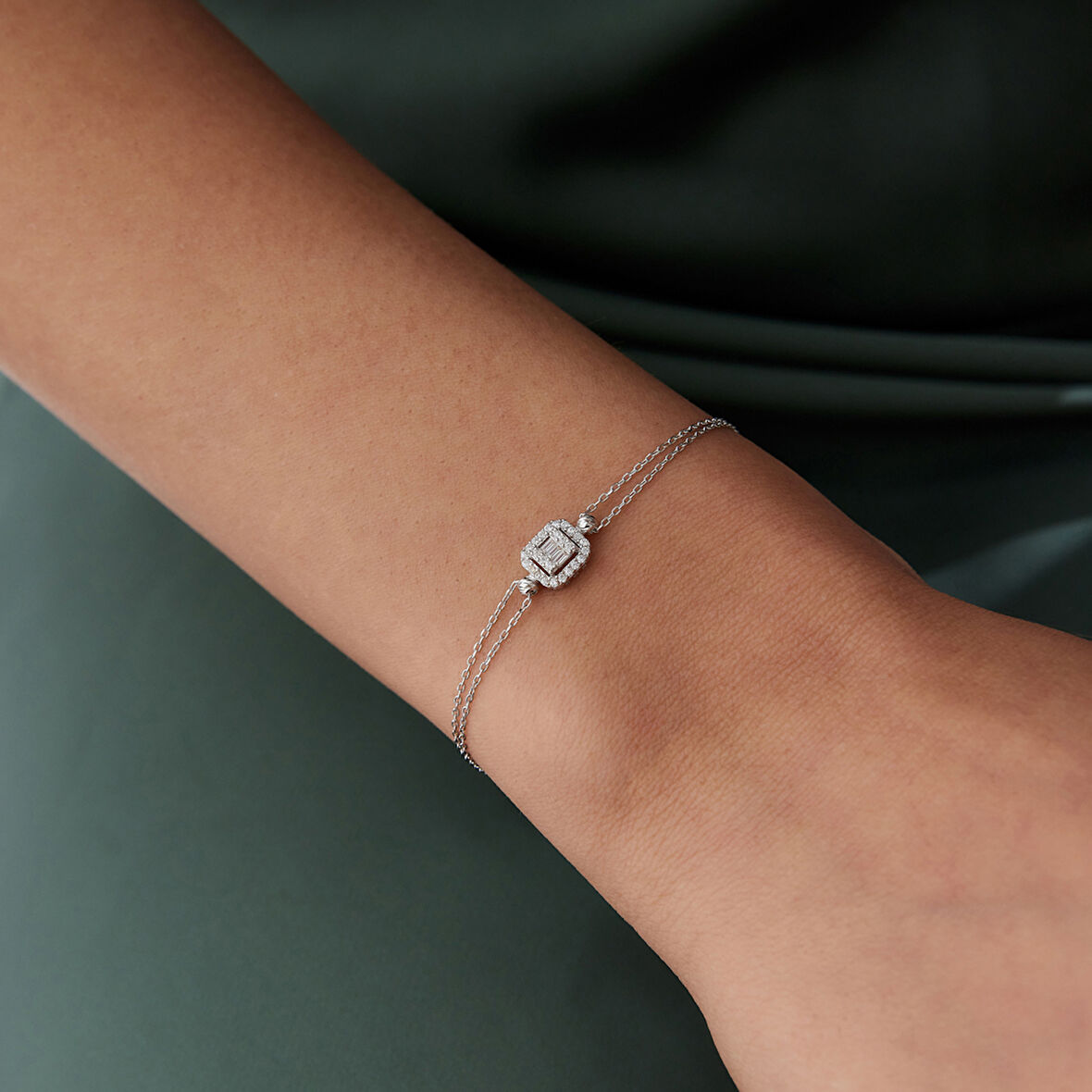 Baget Taşlı Bileklik