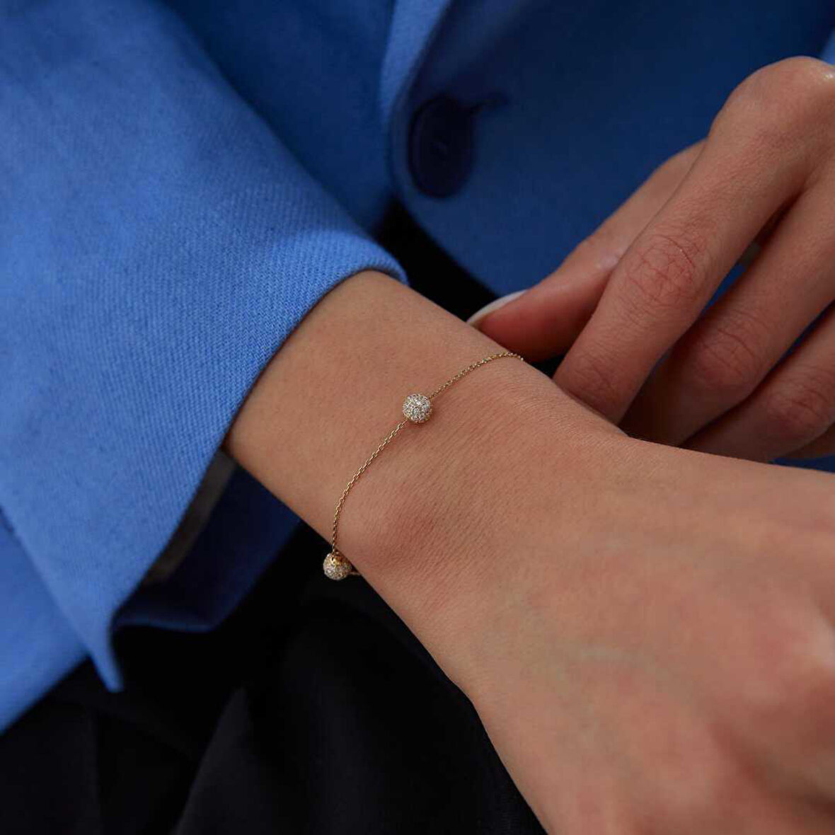 Taşlı Ball Bileklik