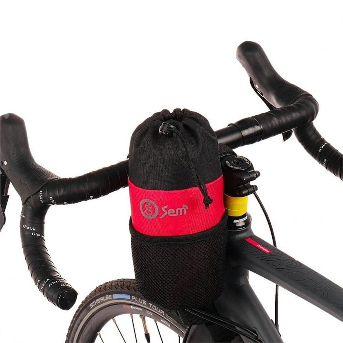 Reyo Sem Çanta Bikepacking Gidon Suluk ve Malzeme Çantası Kırmızı