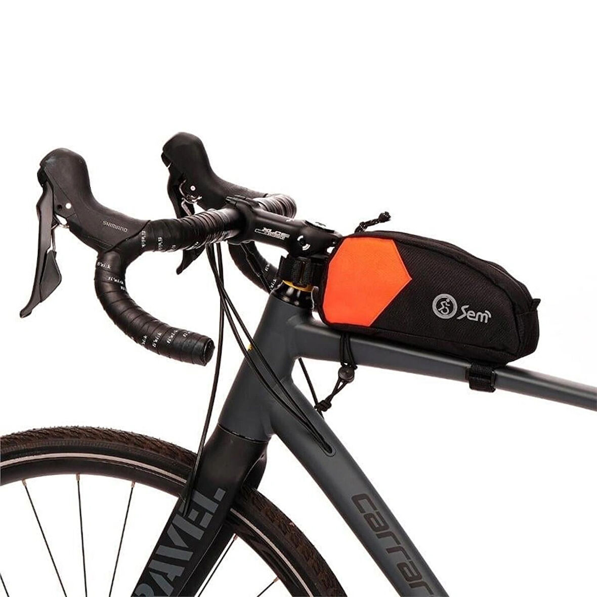 Reyo Sem Çanta Bikepacking Kadro Üstü Çanta Turuncu