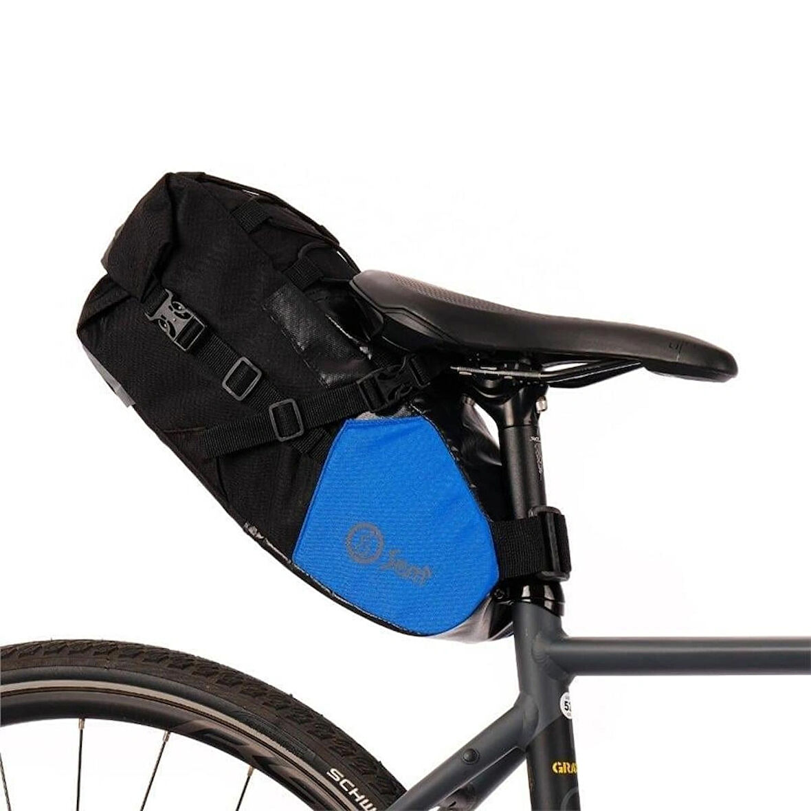 Bikepacking Sele Altı Büyük Çanta - M Mavi