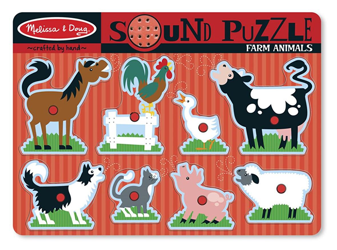 Çiftlik Hayvanları 3+ Yaş Büyük Boy Puzzle 8 Parça