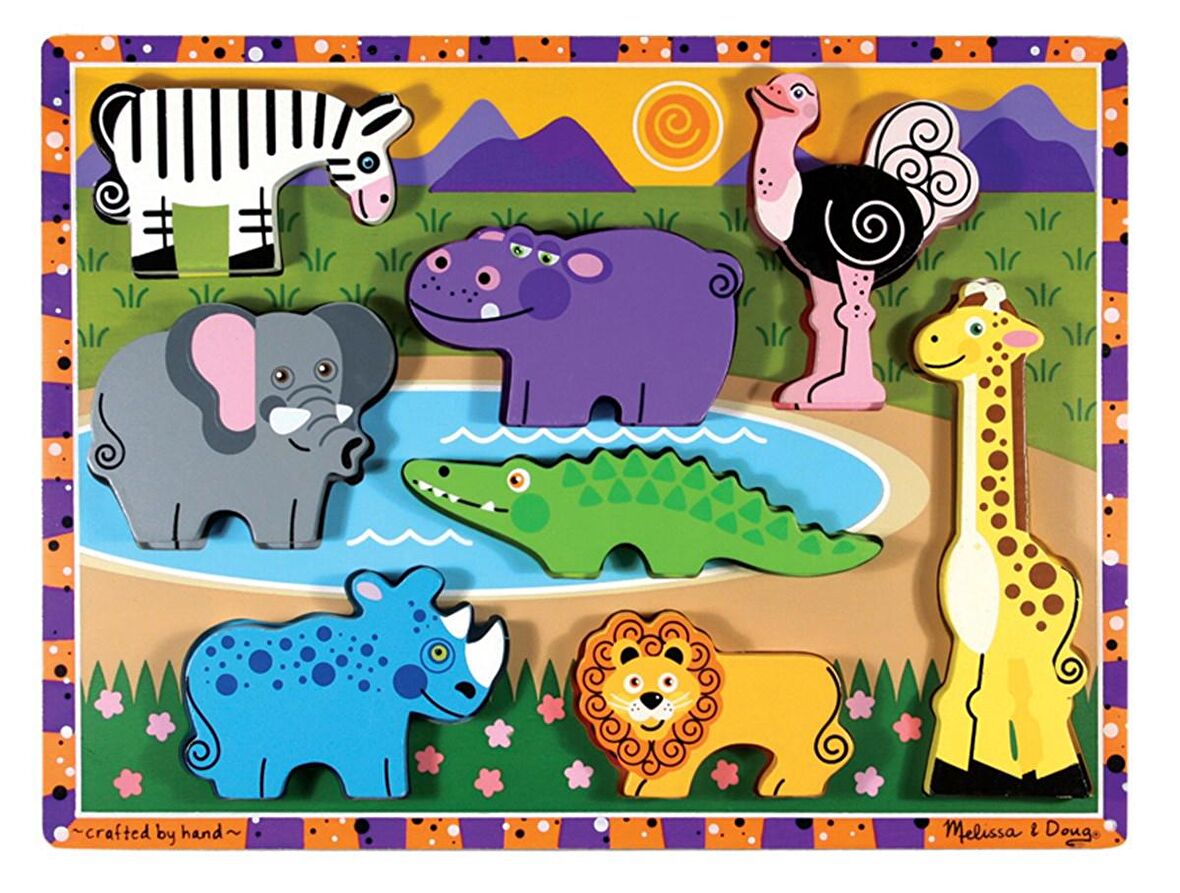 Safari 3+ Yaş Büyük Boy Puzzle 8 Parça