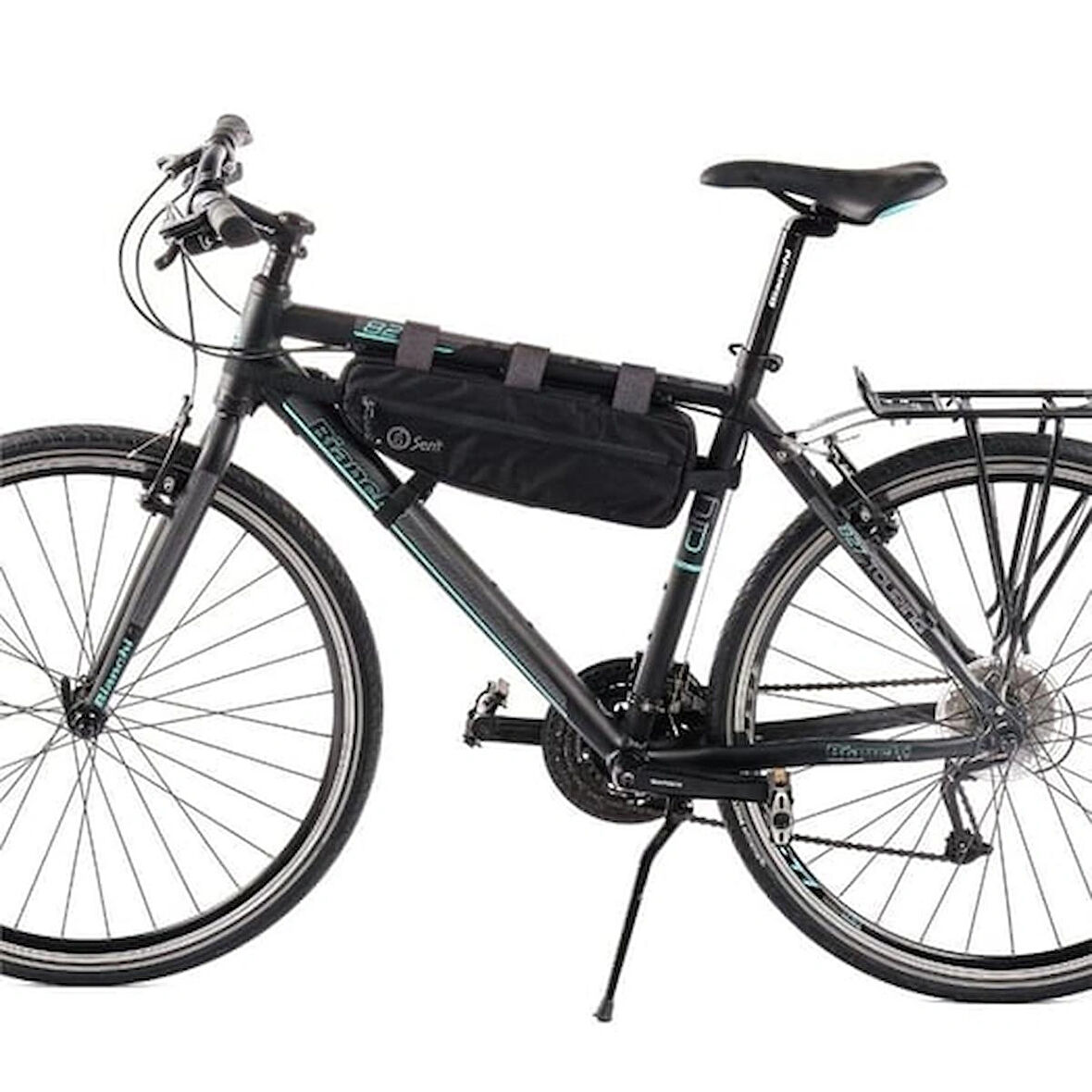 Bikepacking Kadro Altı Çanta - M Siyah