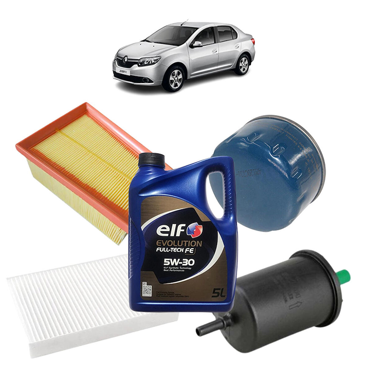 Renault Symbol 1.6 16 Valf 4Plus ELF 5W30 5lt 2002 Sonrası
