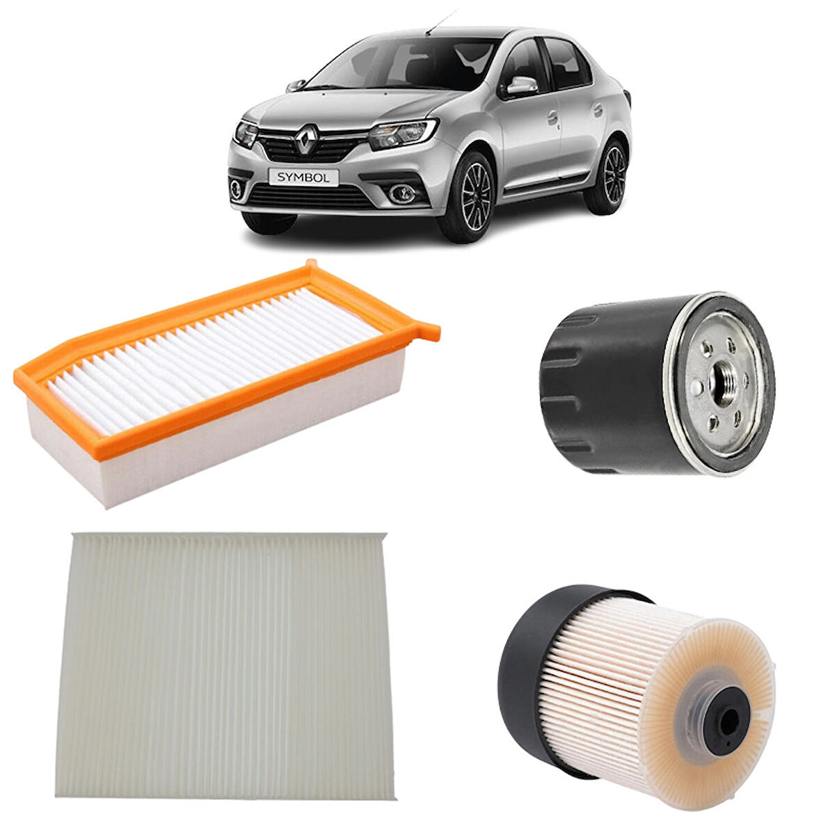 Renault Symbol 1.5 Dci 4Lü Filtre Seti 2013 Sonrası