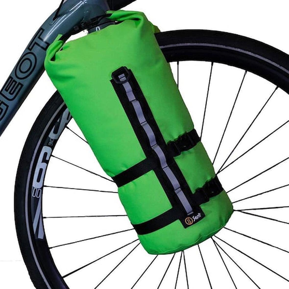 Bikepacking Tüp Çanta 9L Yeşil 