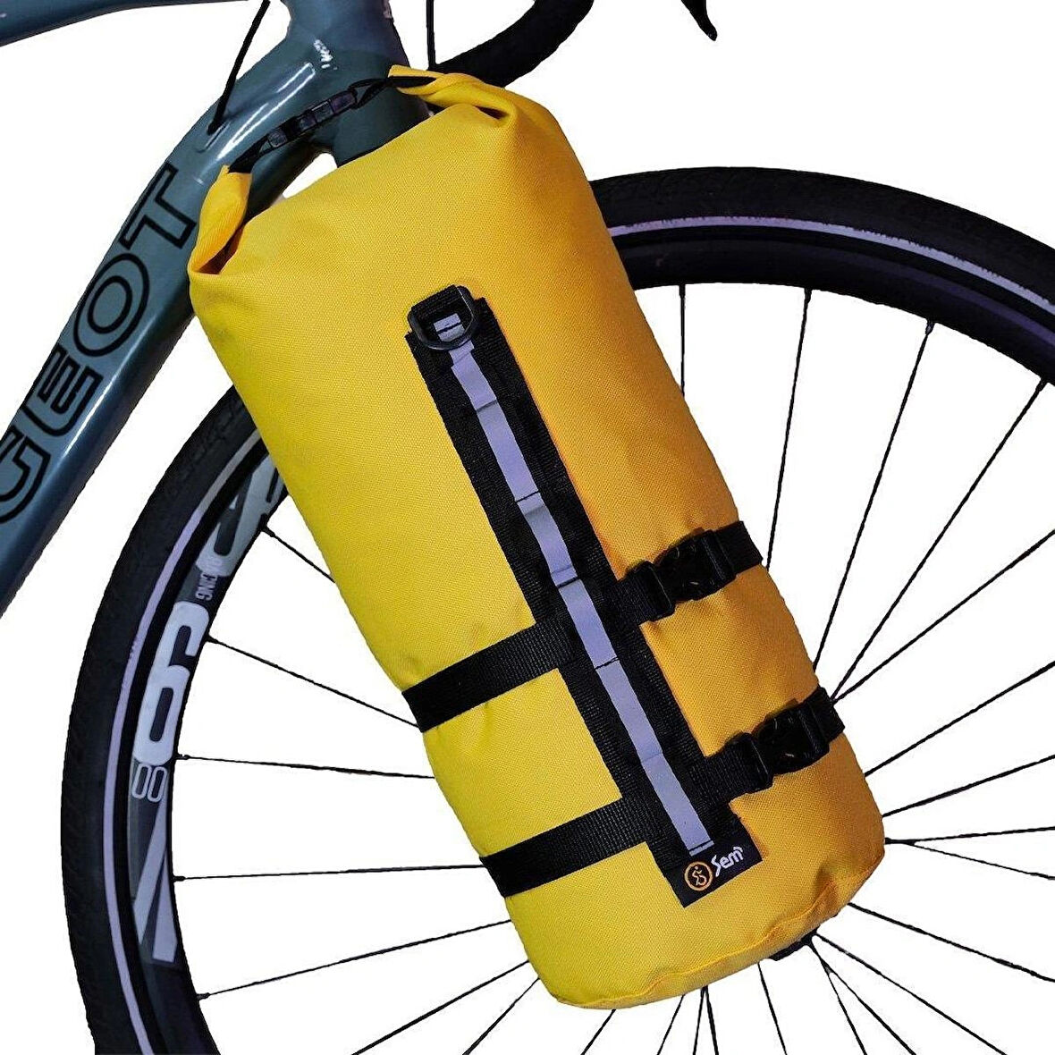 Bikepacking Tüp Çanta 9L Sarı