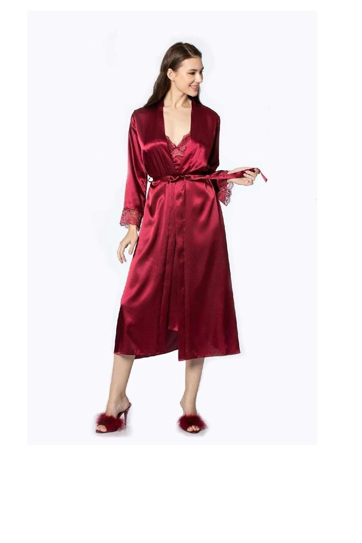 PİERRE CARDİN 4370 KAPLI SABAHLIK GECELİK TK