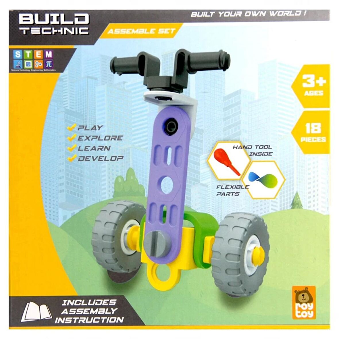 Build Technic Yap Boz Araçlar - Scooter