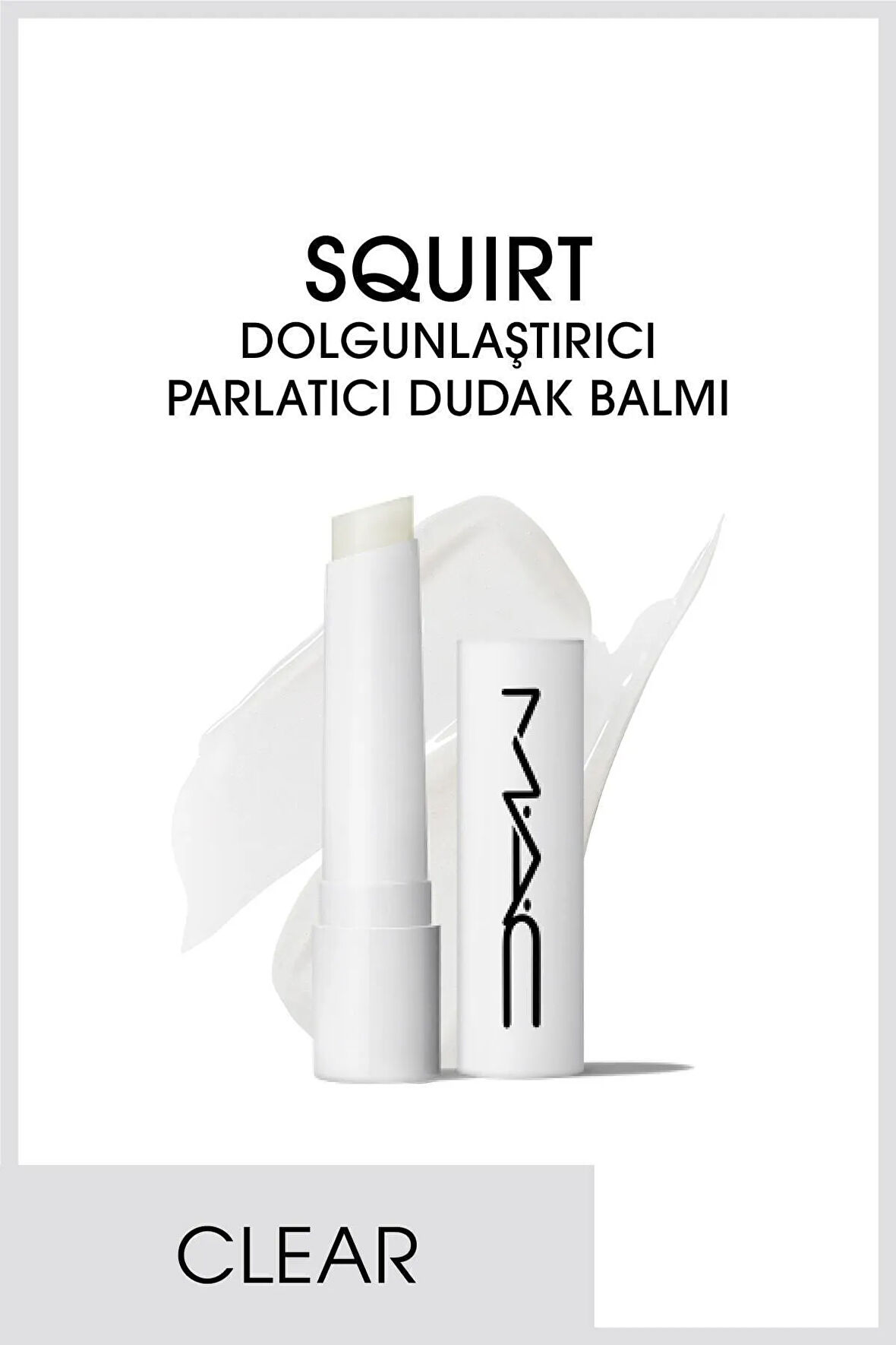 Luxury Serie - Parlak Canlı Dolgun (CLEAR) Squirt Dolgunlaştırıcı Parlatıcı Dudak Balmı 2.3 g