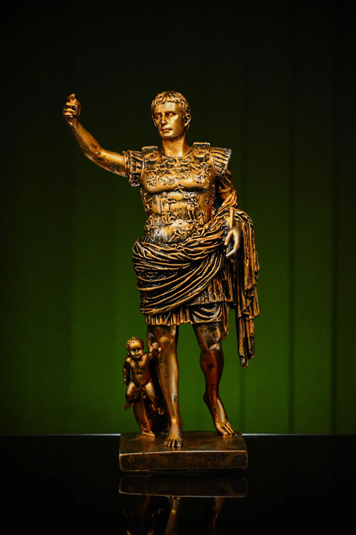 Özel Tasarım Roma İmparatorluğu Kurucusu Augustus Heykel Biblo