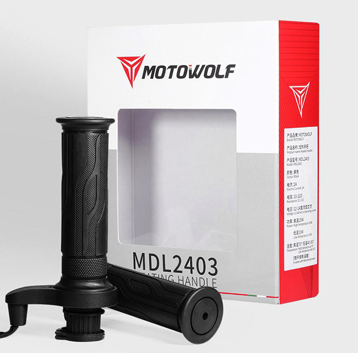 Motowolf Isıtmalı Elcik 3 Kademe Isı Ayarlı Elcik Isıtma