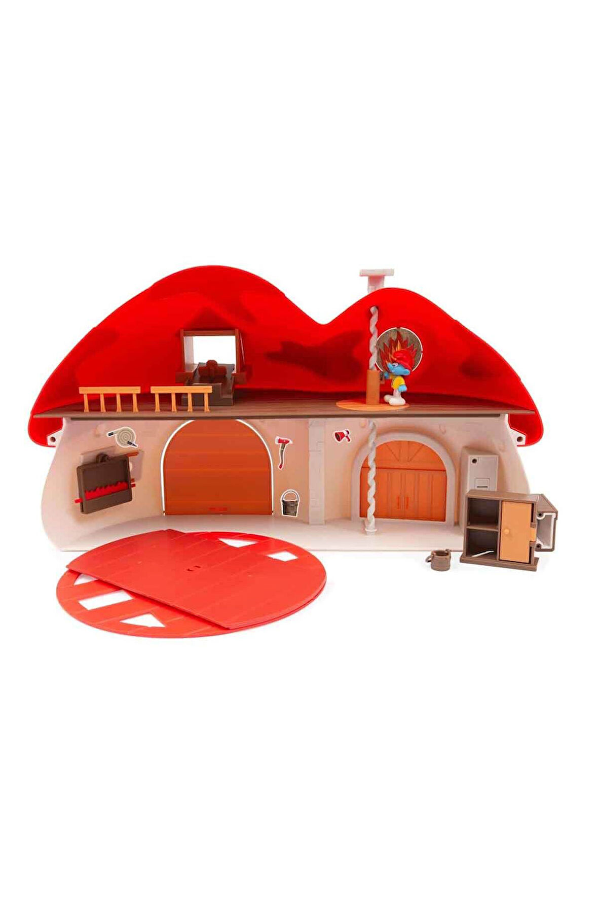 Sesli Şirinler İtfaiye İstasyonu Oyuncak Şirinler İtfaiye İstasyonu The Smurfs Şirinler Figür