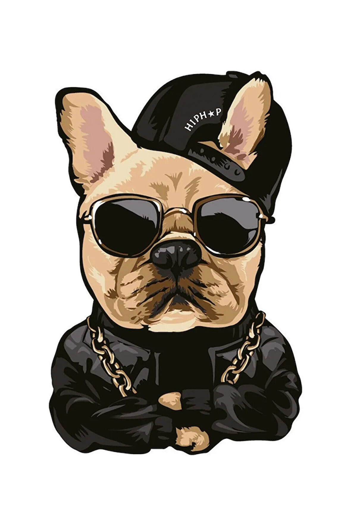 Cool Pug  Motorsiklet Araç Laptop Ve Oto Sticker 19CM